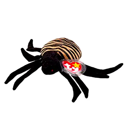 TY Beanie Babies "SPINNER" the HALLOWEEN SPIDER MWMTs PERFECT GIFT! RETIRED 