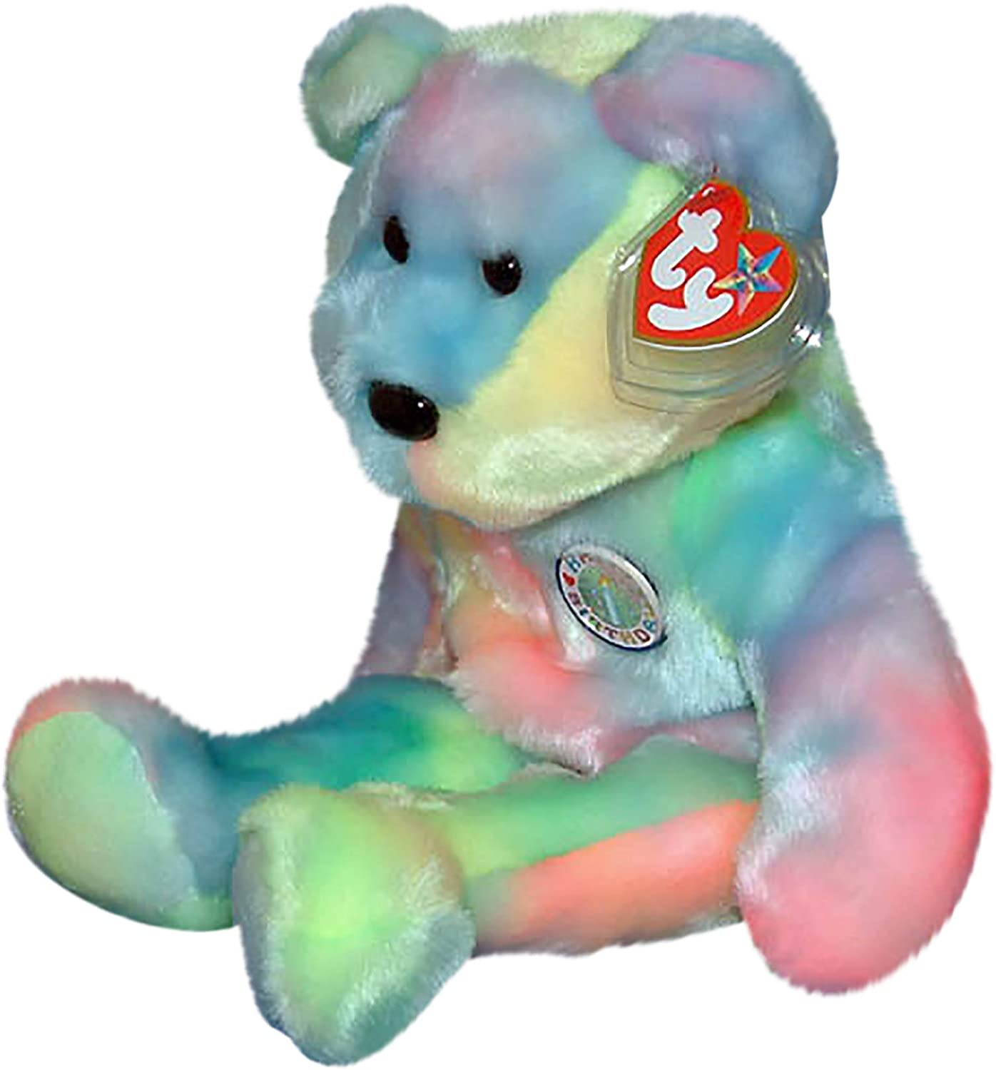 Bear the Birthday Bear B.B GOOD CONDITION Details about   Ty Original Beanie Baby 