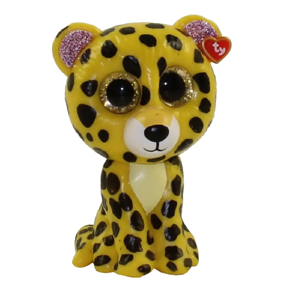 UK Version Ty Beanie Boos ~ SPECKLES the Leopard Glitter Eyes 6 Inch MWMT'S 