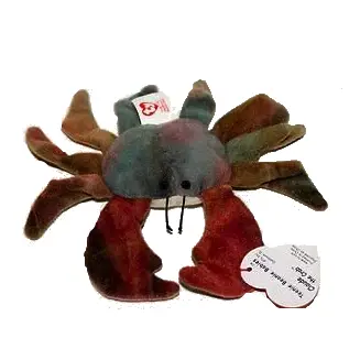 Details about   GUARANTEED AUTHENTIC CLAUDE THE CRAB TY BEANIE BABY BABIES ERROR NAME IN CAPITAL 