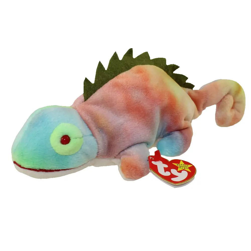 Iggy the Iguana - Tie-Dyed, No Tongue : Beanie Babies : Beaniepedia