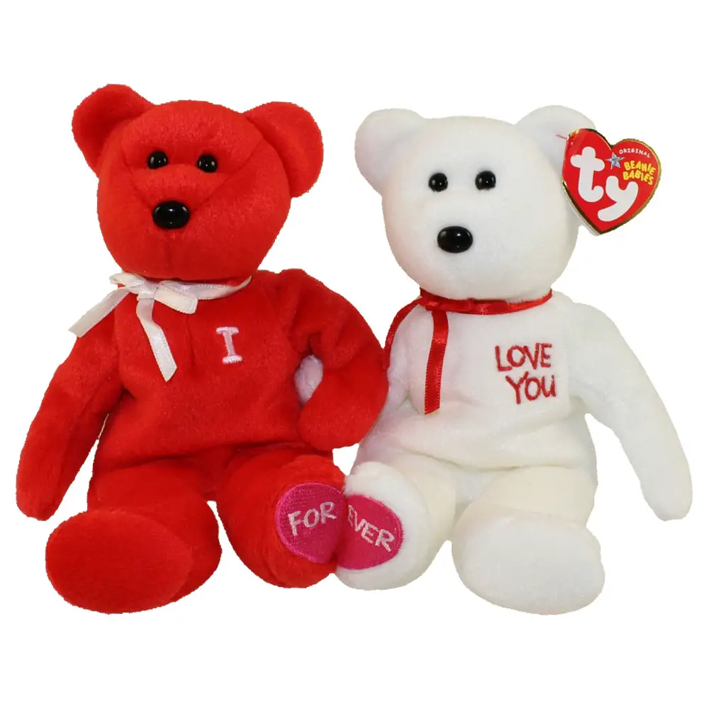 7 inch - MWMT's TY Beanie Baby WHITE the Bear Internet Exclusive 