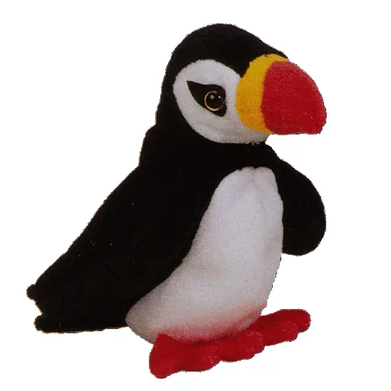 Ty Beanie Baby Puffer The Puffin 1997 Plush 7 Inch MINT Stuffed Animal 195c for sale online 