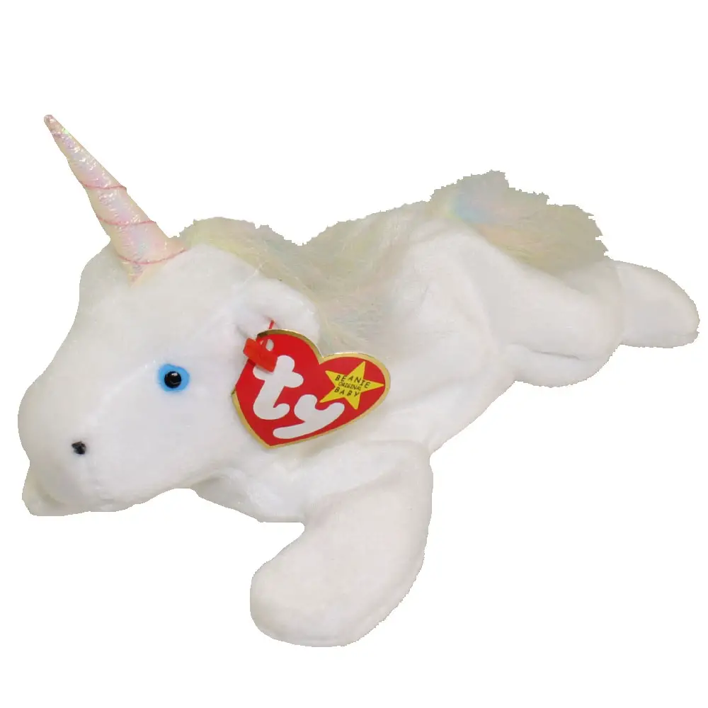 1994 TY Beanie Baby Mystic the Unicorn iridescent horn  8” DOB May 21 
