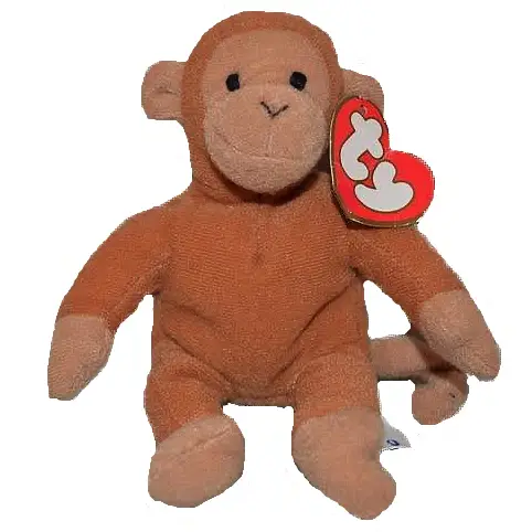 Details about   TY Bongo the Beanie baby Monkey 14" 