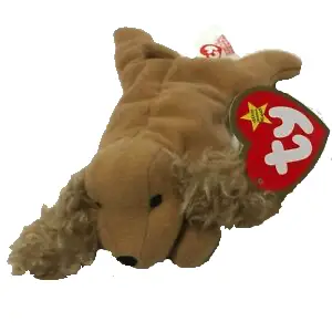 THE COCKER SPANIEL DOG MINT RETIRED WITH TAGS TY BEANIE BABY SPUNKY 
