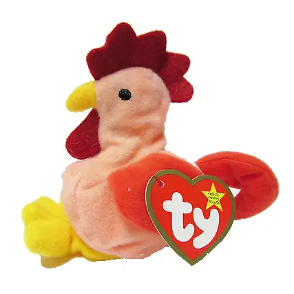 Beanie Baby Details about   1996 TY Strut the Rooster 