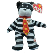 McDonalds Happy Meal Toy HAMBURGLAR The Bear #9 TY Teenie Beanie 2004 SEALED! 