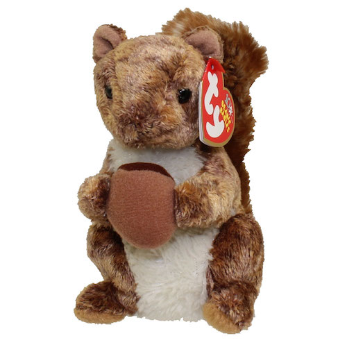 SQUIRREL RETIRED WITH TAGS TY BEANIE BABY NUTTY MINT 